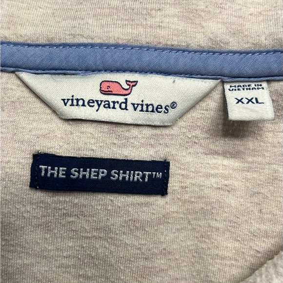 Vineyard Vines Women’s Monochromatic 3/4 Zip Pullover Shep Shirt Size XXL - Picture 5 of 6